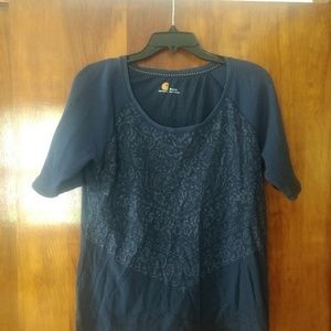Women's Carhartt Blue Shirt Medium